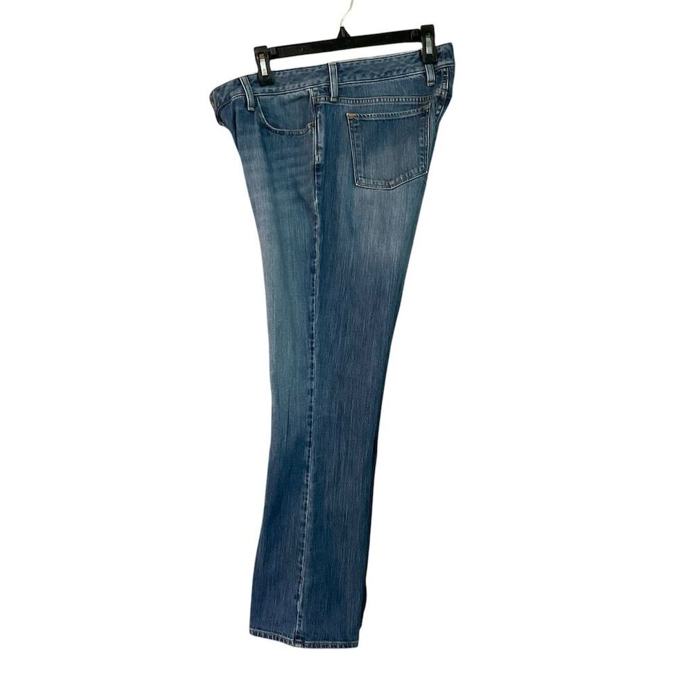 LL Bean Women's Favorite Fit Bootcut Blue Jeans Size 12 Regular Medium Wash Blue - Picture 4 of 9